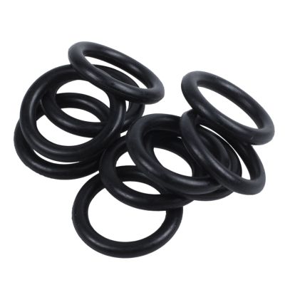 10 pcs Black Rubber Oil Seal O-rings Seals washers