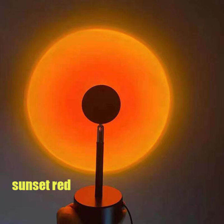The sunset lamp light projection Italian designer mandalaki sunset