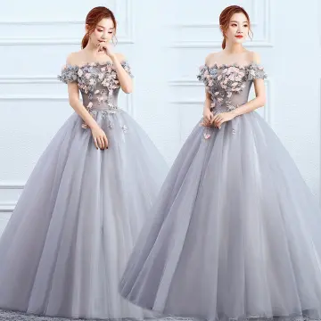 2022 New Women's Long Evening Dresses Gown For Debut 18 Years Old