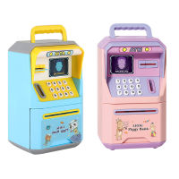 Kids Piggy Bank Intelligence Simulation Facial Recognition Password ATM Machine With Handle For Boys Girls Birthday Gifts