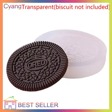 Silicone OREO Cookie Mold DIY Chocolate Fondant Cookie Baking Mould Craft  Cake Decoration Party Dessert Supply