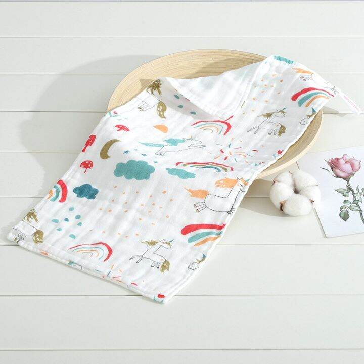 soft-newborn-muslin-handkerchief-infant-cartoon-cotton-feeding-towel-bibs-absorbent-saliva-burp-cloth-baby-stuff-25x25cm