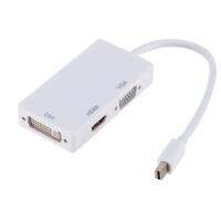 [COD]Grwibeou 3 In 1 Mini DP DisplayPort เป็น dvivga Display Port Cable Adapter สำหรับ Converter Cable สำหรับ Apple Air Pro MDP