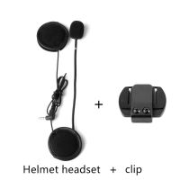 Hot Black Microphone Speaker Headset V4/V6 Interphone Universal Headset Helmet Intercom Clip for Motorcycle Device with Clip