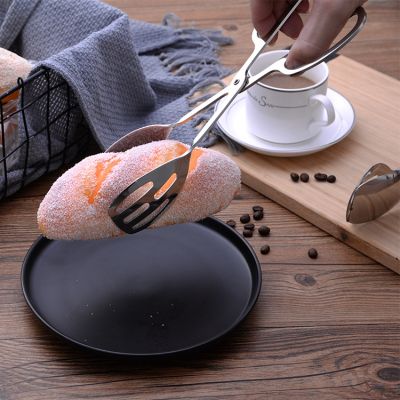 【jw】⊙♙  Scissor Food Clip Barbecue Tongs Pastry Grill Meat Clamp Bread Tableware Accessories