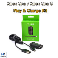 ถ่านชาร์จสำหรับจอย Xbox One , Xbox One S พร้อมสายชาร์จ Xbox One , Xbox One S play &amp; Charge Kit + Battery Pack