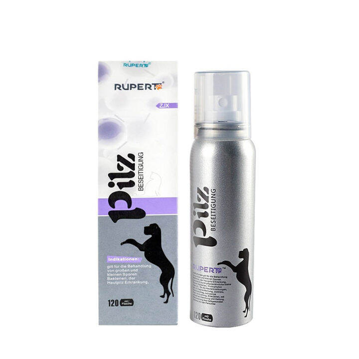 Pet Medicine Rupert Pilz Fungal Remove Spray Treat Dog Cat Ringworm ...