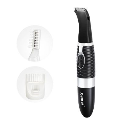 KEMEI 1 Set Electric Eyebrow Shaver Children Pets Hair Removal Clippers Small Areas Trimmer with Guide Comb Haircut Tools Kit