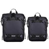 Rhinowalk 2Set Pannier Bag Bicycle Waterproof Motorbike Bag MTB Road Rear Rack Cycling Rear Seat Bag Backpack Black, 10L &amp; 30L