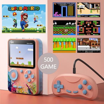 🔥Gratis Ongkir + ปลาค็อด🔥[เกมในตัว500เกม] เกมบอยย้อนยุคมินิคีย์บอร์ดเกมส์เชิงกล G5แบบชาร์จไฟได้วิดีโอเกมแบบพกพามือถือมาริโอ PSP ในตัวเกม500