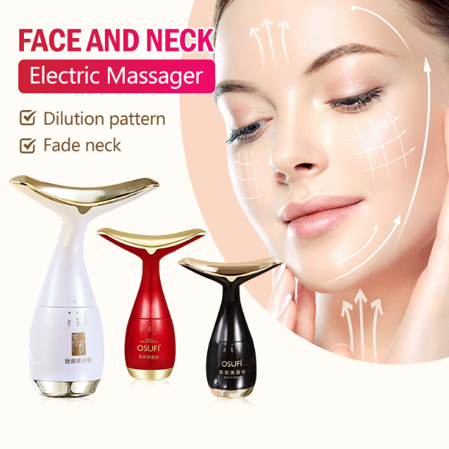 Face and Neck Massager Beauty Osufi Device Electric Vface Introducer