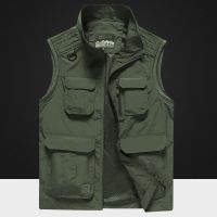 CODTheresa Finger new mens vest vest loose stand-up collar vest outdoor