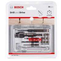 Bosch ชุดดอกเจาะและขัน 20ชิ้น Drill and Drive รหัส 2607002786