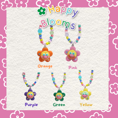 สร้อยคอ สร้อยลูกปัด สร้อยดินปั้น รุ่น Happy Blooms | Dekying.pony