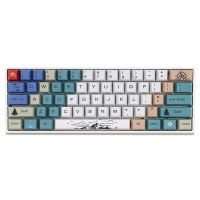 （Miss qis keycap）PBTTheme Keycap Sublimation Mechanical Keyboardsprofile 108คีย์