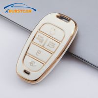 gthrrftdb Xburstcar 5 Buttons TPU Car Key Case Cover for Hyundai Santa Fe Tucson 2022 NEXO NX4 Atos Prime Solaris 2021 Auto Accessories