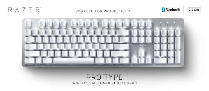 razer-pro-type-quiet-mechanical-คีย์บอร์ดเกมมิ่ง-แป้นพิมพ์ภาษาอังกฤษ-รับประกันสินค้า2ปี