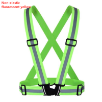 Highlight Reflective Straps Night Running Riding Clothing Vest Adjustable Safety Vest Elastic Band For Adults and Children