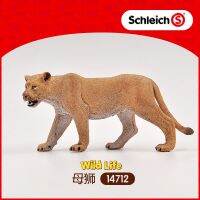 German Schleich 14712สิงโตจำลองสวนสัตว์สำหรับเด็กของแท้โมเดลสัตว์ป่าสิงโตจำลอง