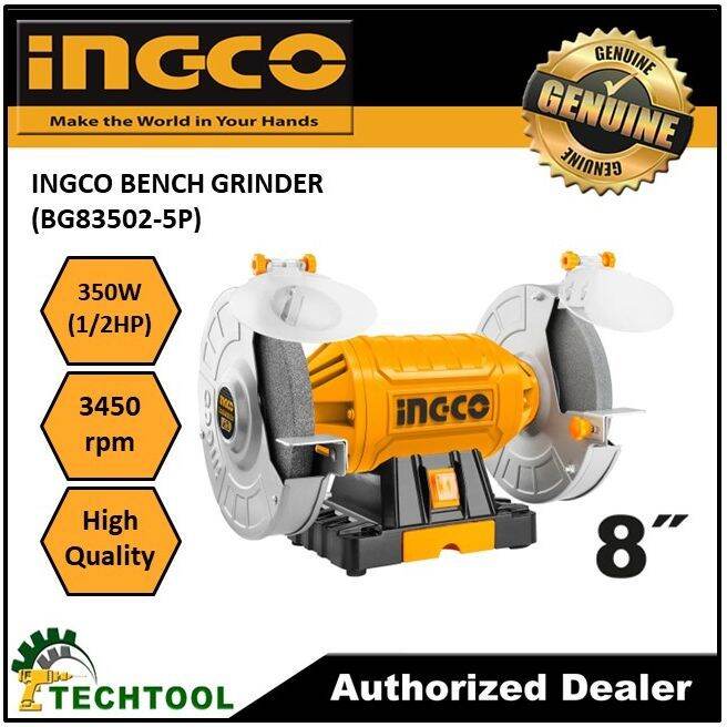 INGCO BENCH GRINDER 8" 1/2HP (BG835025P) Lazada PH