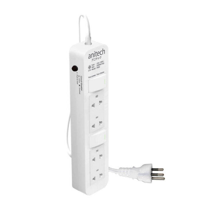 ปลั๊กไฟ-anitech-h654-tis-standard-power-strip-สายยาว-5-เมตร