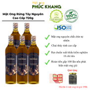 Mật Ong Phúc Khang - Combo 5 chai mật ong rừng tây nguyên Phúc Khang 720G