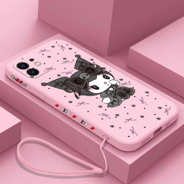 เคสโทรศัพท์-sanrio-kuromi-lanyard-สำหรับ-oppo-a7x-a53-a53-a93-a94-a35-a95-a12-a15-a15-a16-a16k-aa72-2020-reno-7z-5z-f19-4g-5g