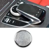 dvfggv Car Interior Central Control Multimedia Mouse Knob Adjustment Cover Trim Fit For Mercedes Benz C GLC E Class W205 X253 W213