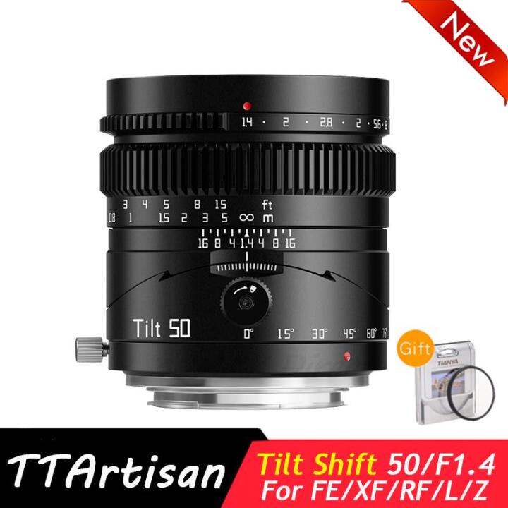 Ttartisan 50Mm F1.4 Full Frame Tilt Lens MF Tilt Shift Lens For Leica