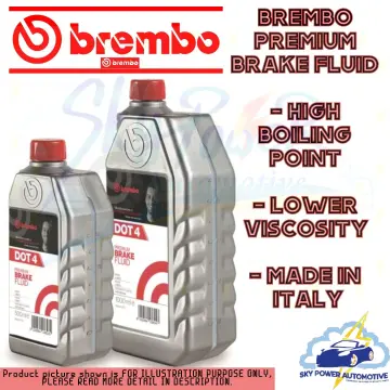 Brembo One Liter Brake Fluid DOT4 LV Brake Fluid 1000ML LOW Viscosity 1L  Fluid