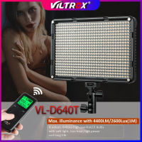 Viltrox VL-D640T 50W LED Light Panel แผงไฟถ่ายภาพ3300K-5600K Bi-Color Wireless Remote Studio Video Shooting Light