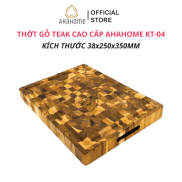 Thớt Gỗ Teak Cao Cấp,Thớt Gỗ Băm Chặt An Toàn Thực Phẩm Hình Chữ Nhật