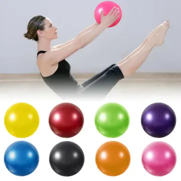 Yoga Ball, Pilates Ball, 9.84 Inch Small Exercise Ball for Pilates, Yoga,  Core Training and Improves Balance, Pink 