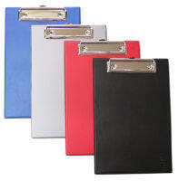 คลิปบอร์ด พลาสติก F4 มีหลายสีให้เลือก จำนวน 1 แผ่น  clipboard