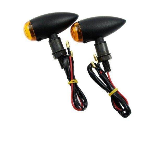 Motorcycle Bullet Turn Signals Indicators Blinker Lights 12V Flashing
