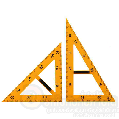 ไม้ฉาก สามเหลี่ยม มีแม่เหล็ก ชุดเรขาคณิต สำหรับครู ขนาดใหญ่ ใช้สอนนักเรียน บรรจุ 2ชิ้น/แพ็ค จำนวน 1แพ็ค พร้อมส่ง