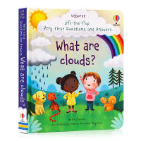 What is the Usborne Q &amp; a series? Lift the flap questions and answers what are clouds? English original picture book natural science popularization flipping Book English Enlightenment for young children