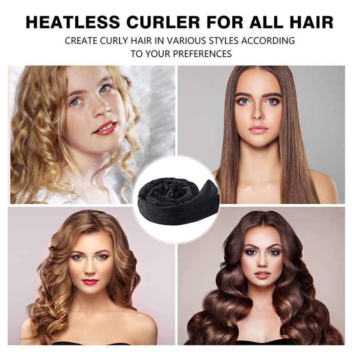 heatless-ดัดผมก้านคาดศีรษะไม่มีความร้อนผม-curlers-ริบบิ้นขี้เกียจผมลูกกลิ้งผ้าไหมหยิกนอนนุ่มคาดศีรษะผมเครื่องมือจัดแต่งทรงผม