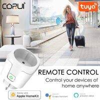 CORUI 16A Tuya EU Plug WIFI Voice Remote Socket Air Conditioner Control For HomeKit Alexa Google Home Assistant