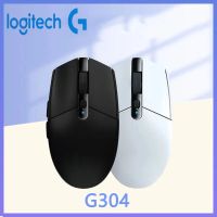 Logitech G304ไร้สายเมาส์สำหรับเล่นเกมส์2.4G โน้ตบุ๊คโต๊ะสำนักงานเมาส์สำหรับเล่นเกมส์12000 DPI เครื่องเล่นเกมคอมพิวเตอร์คนขับ-รุ่นฟรีเมาส์พื้นฐาน