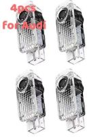 4Pcs Car Door Welcome Lights Led Projector Lamp For Audi Sline A1 A3 A4 A5 A6 A7 Q3 Q7 TT R8 B 5 B6 B8 C5 C8 8P