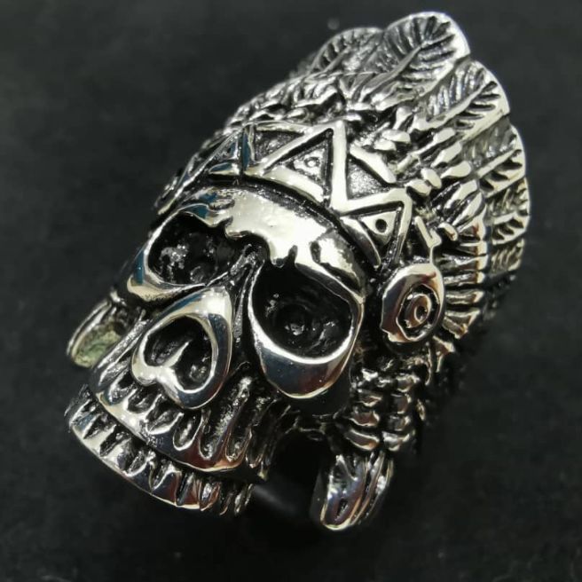 Skull sale ring lazada