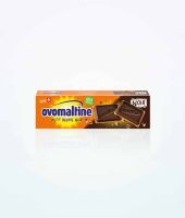 Ovomaltine Chocolate Petit Beurre Noir Cookies Dark Chocolate 145 g. 1 กล่อง มี 10 ชิ้้น สินค้าจากSwitzerland Exp.12/03/24