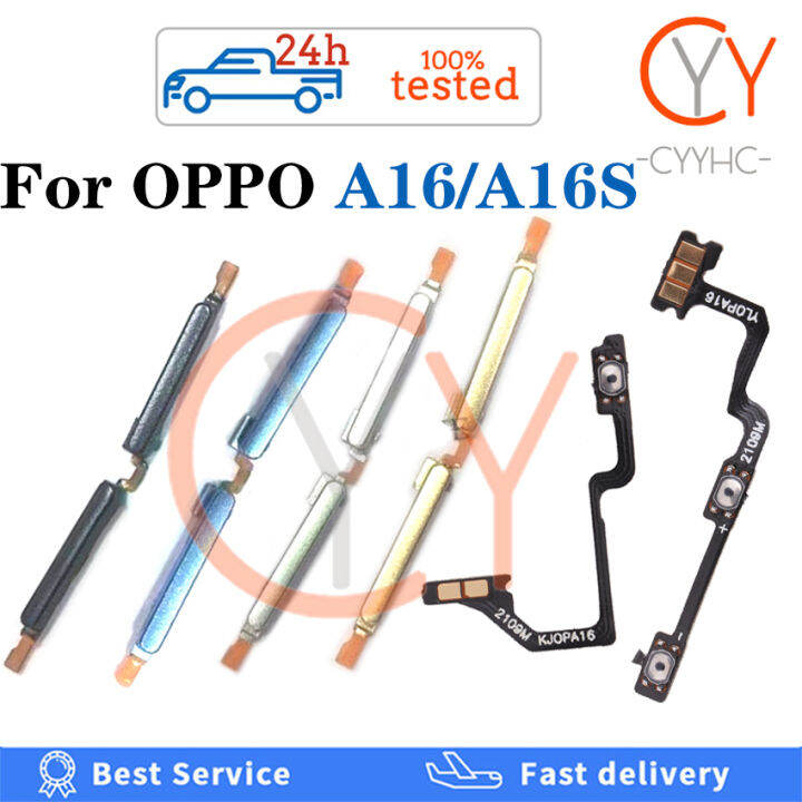 Volume Button Power Switch On Off Button Flex Cable For Oppo A16 A16s