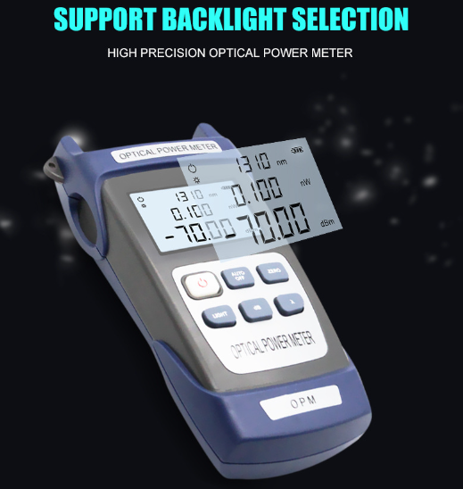 optical-power-meter-เครื่องทดสอบสายไฟเบอร์ออปติก-opm-fiber-optic-cable-tester-power-meter