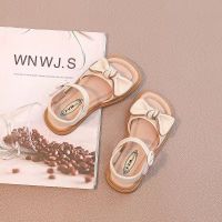 Real Soft Leather Girls Shoes Children Princess Sandals 2023 New Summer Big Children Baby Girl Childrens Shoes