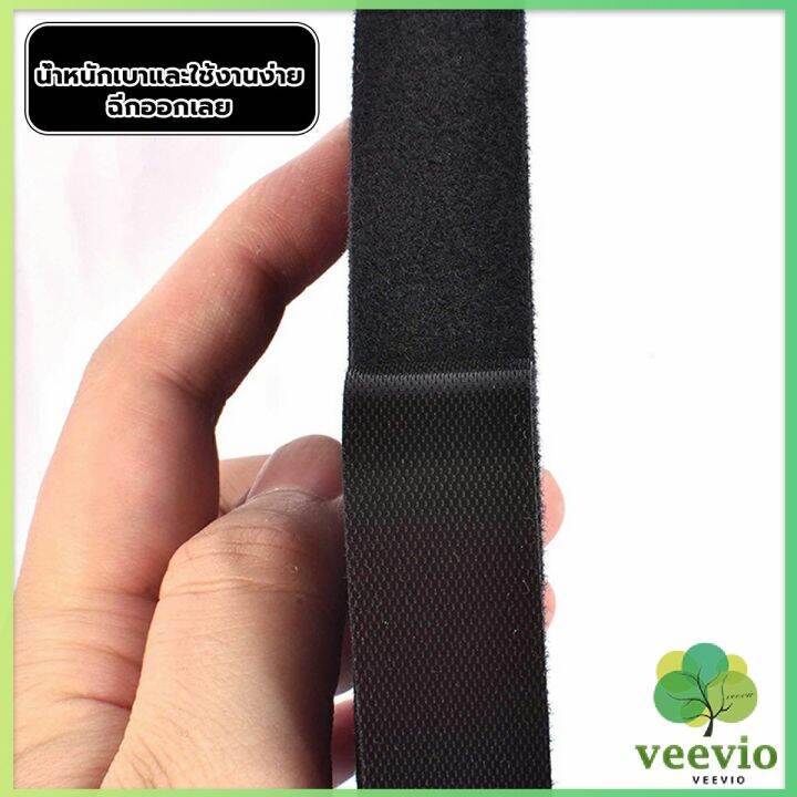 สายรัดเวลโคร-5-เมตร-แข็งแรง-1cm-5m-รัดของ-รัดสายไฟได้-tearable-strap