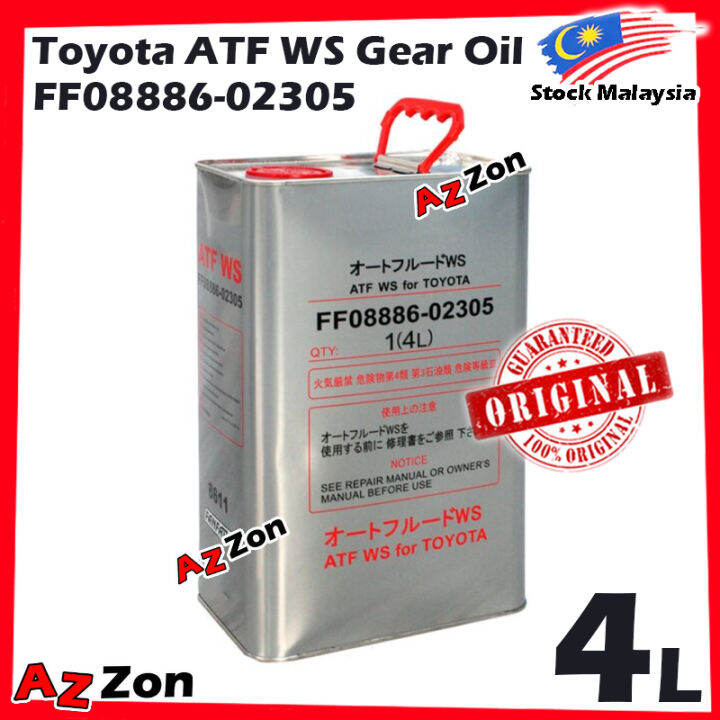 Toyota Atf Ws Auto Gear Oil Automatic Transmission Fluid Original Genuine Toyota