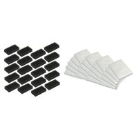40 Pcs Reusable CPAP Foam Filters-CPAP Filters, 20 Pcs Black &amp; 20 Pcs Whtite