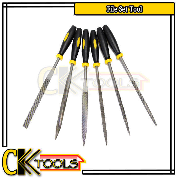 Etal File Set, 6 Pcs Sall Needle File Set, Etal Wood Rasps Files